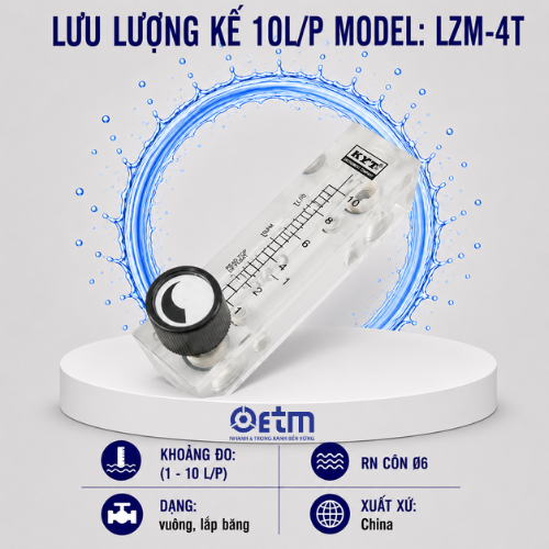 Lưu lượng kế 10L/P Model: LZM-4T
